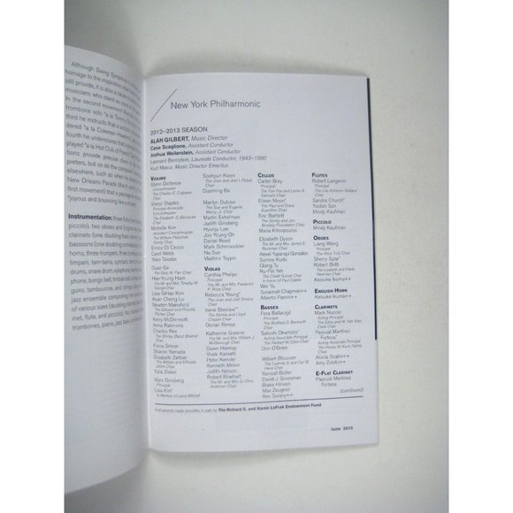 New York City Philharmonic Playbill June 1993 Lincoln Center Wynton Marsalis - Picture 7 of 10